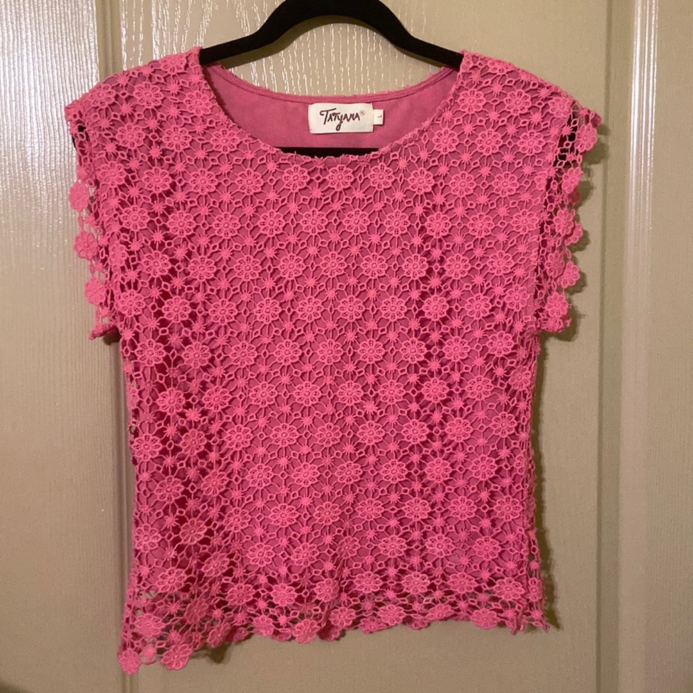 Tatyana pink short sleeve